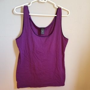 Ann Taylor purple plum tank top